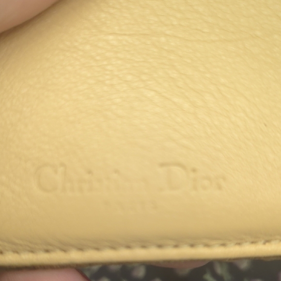 Dior Tan and Brown Wallet with Gold Clasp - Picture 7 of 10